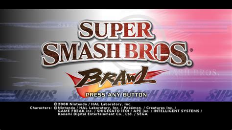Super Smash Bros. / Franchise Original Sin .